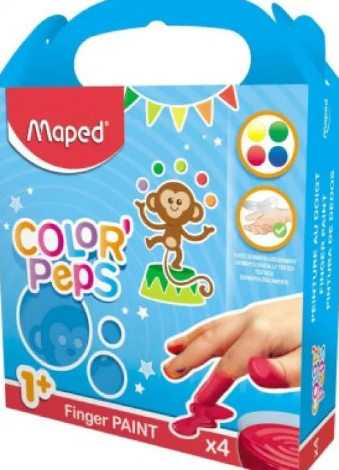Maped Color Peps - Min Første Fingermaling Til Baby Og Børn