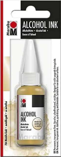 Marabu - Alcohol Ink - 20 ML - Metallic Guld 784