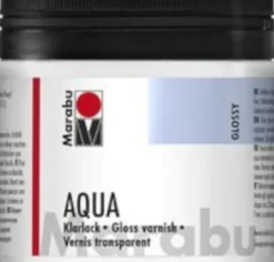Marabu - Aqua Gloss Varnish - Klar Lak Til Malerier 500 ML