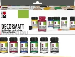 Marabu - Decormatt Mat Akrylmaling - 6X15 ML