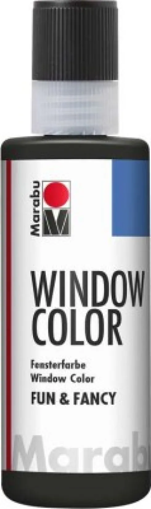 Marabu - Fun & Fancy - Vinduesmaling - 80 ML - Sort