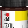 Marabu - Textil 50 ML - Dark Brown 045 - Vandbaseret Tekstilmaling