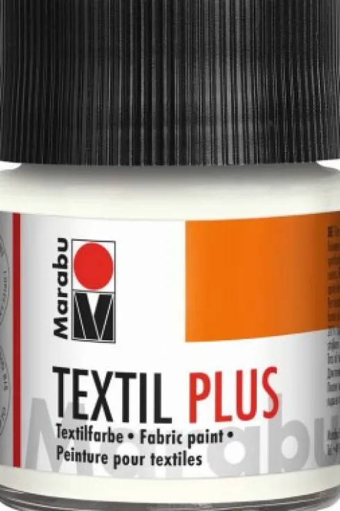Marabu - Textil Plus - Hvid 070 - 50 ML - Tekstilmaling