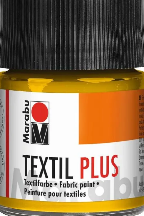 Marabu - Textil Plus - Medium Gul - 50 ML - Tekstilmaling