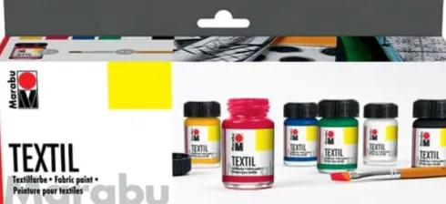 Marabu - Textil - Tekstilfarve Sæt - 6X15 ML