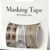 Masking Tape - Brevkorrespondance - L 5 M - B 15 MM - 3 Ruller