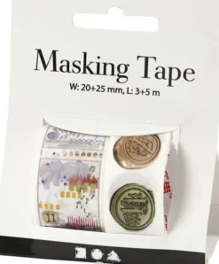 Masking Tape - Segl- Og Landskabsmotiver - L 3+5 M - B 20+25 MM - 2 Ruller
