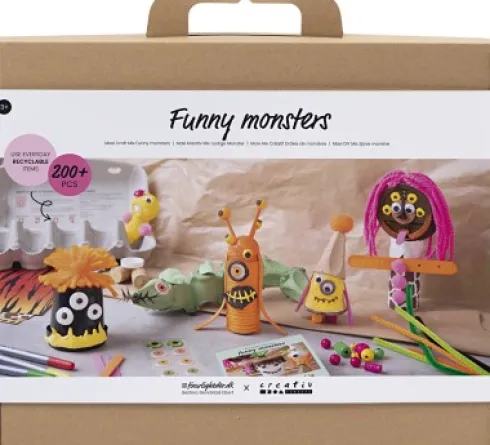 Maxi DIY Mix Sjove Monstre - Assorterede Farver