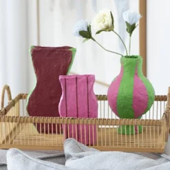 Maxi Kreativt Sæt - Modellering - Papmachévaser - Assorterede Farver