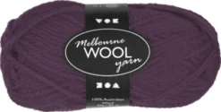 Melbourne Uldgarn - L 92 M - Pind 4-5,5 - Lilla - 50 G