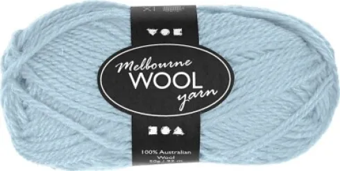 Melbourne Uldgarn - L 92 M - Pind 4-5,5 - Lys Turkis - 50 G