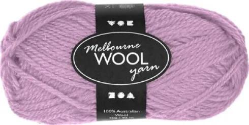 Melbourne Uldgarn - L 92 M - Pind 4-5,5 - Rosa - 50 G