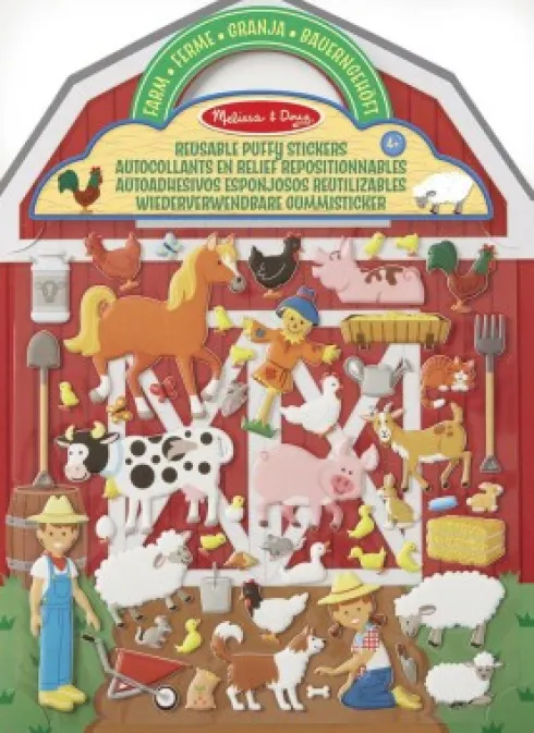 Melissa & Doug - Genanvendelige Klistermærker - Bondegård