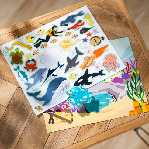 Melissa & Doug - Genanvendelige Klistermærker - Habitater