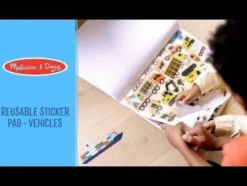 Melissa & Doug - Genanvendelige Klistermærker - Køretøjer