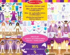 Melissa & Doug - Genanvendelige Klistermærker - Dress Up Dukker