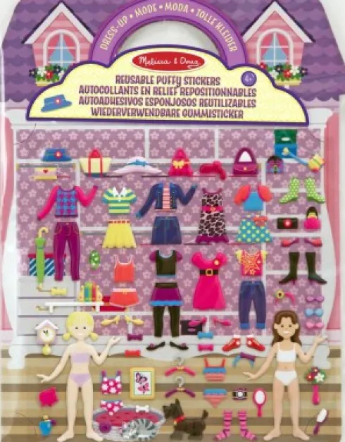Melissa & Doug - Genanvendelige Klistermærker - Dress Up Hus
