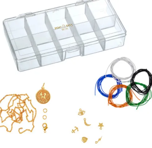 Me & My Box - Smykke Kit - Stjernetegn - Tvillingen - Guldbelagt 18 Karat