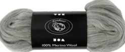 Merino Uld Garn - Tykkelse 21 My - Grå - 100 G