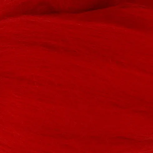 Merino Uld Garn - Tykkelse 21 My - Julerød - 100 G