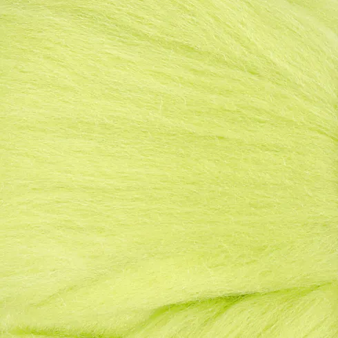 Merino Uld Garn - Tykkelse 21 My - Limegrøn - 100 G
