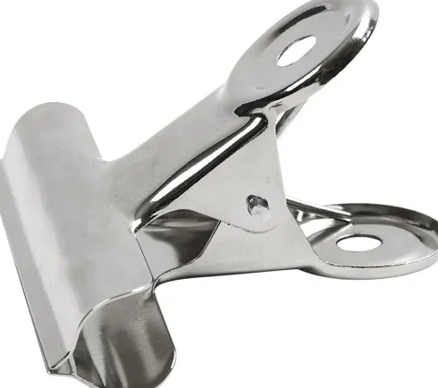 Metalklemme - B 7,5 CM - Sølv - 6 Stk