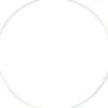 Metalring - Ø 15 CM - Tykkelse 2 MM - Hvid - 10 Stk