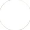 Metalring - Ø 20 CM - Tykkelse 3 MM - Hvid - 5 Stk