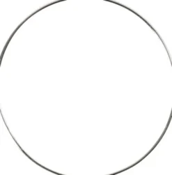 Metalring - Ø 7 CM - Tykkelse 1,5 MM - Sølv - 10 Stk