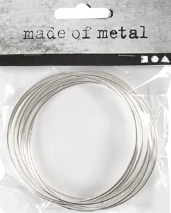 Metalring - Ø 7 CM - Tykkelse 1,5 MM - Sølv - 10 Stk