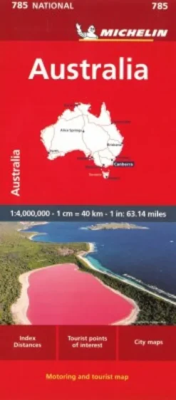 Michelin Kort - Australia, National Map 785