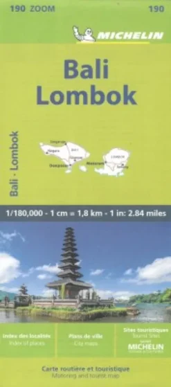 Michelin Kort - Bali - Lombok - Zoom 190