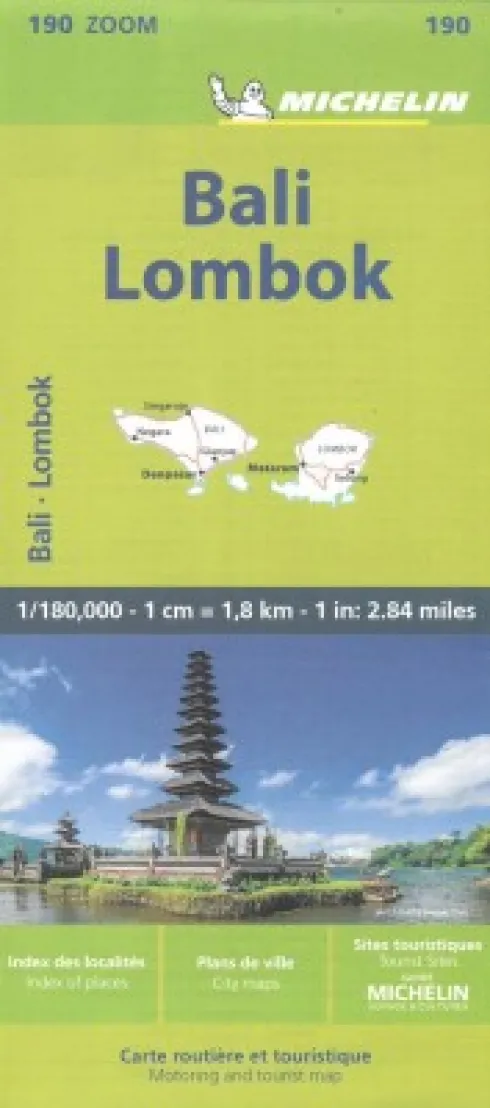 Michelin Kort - Bali - Lombok - Zoom 190