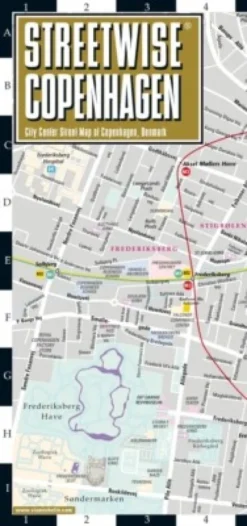 Michelin Kort - Copenhagen Streetwise Map - Laminated