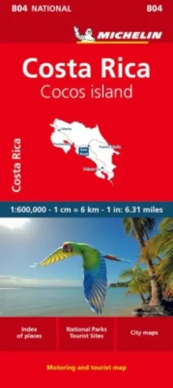 Michelin Kort - Costa Rica