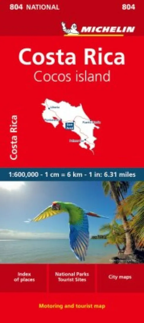 Michelin Kort - Costa Rica