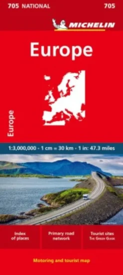 Michelin Kort - Europe