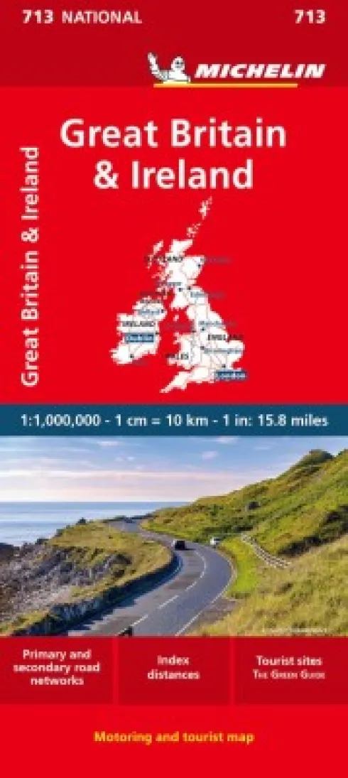 Michelin Kort - Great Britain & Ireland