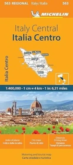 Michelin Kort - Italy Blad 563: Central Italy