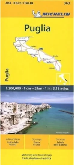 Michelin Kort - Italy Blad 363: Puglia