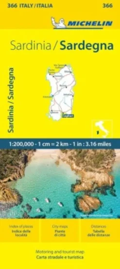 Michelin Kort - Italy Blad 366: Sardegna - Sardinia