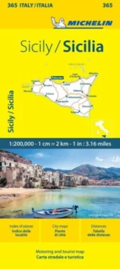 Michelin Kort - Italy Blad 365: Sicilia - Sicily