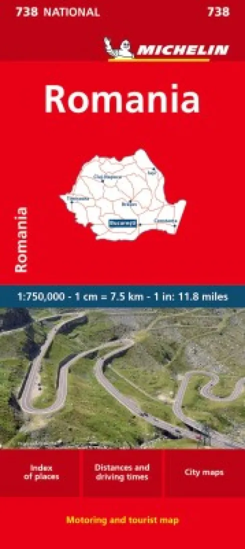 Michelin Kort - Romania