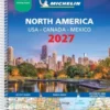 Michelin Kort - Usa, Canada & Mexico, Michelin Road Atlas 2027 - A4-Spiral