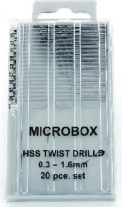 Microbox - Borsæt - 0,3-1,6 MM - 20 Stk