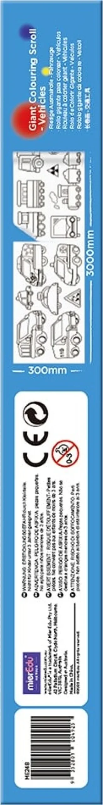 Mieredu - Kæmpebanner Til Farvelægning - Transportmidler