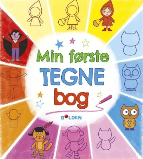 Min Første Tegnebog - Lær At Tegne - Bog For Børn