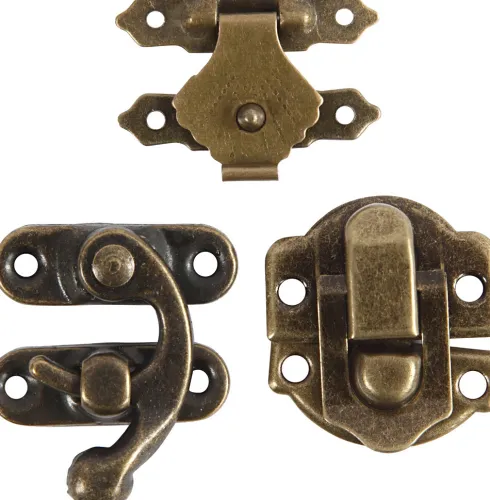 Minibeslag - Str. 16X19-19X29,5 MM - Antik Guld - 15 Sæt