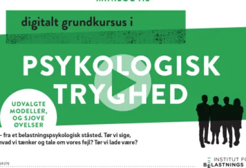 Minibog I Psykologisk Tryghed