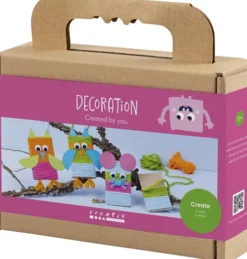 Mini DIY Kit Dekoration - Mus Og Ugler